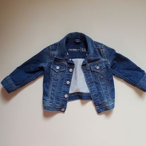 Baby GAP jean jacket denim buttoned collar long sleeve